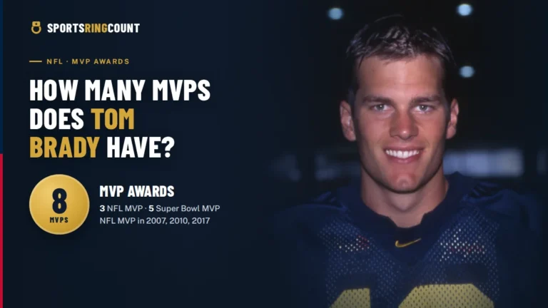 Tom Brady 8 MVP awards
